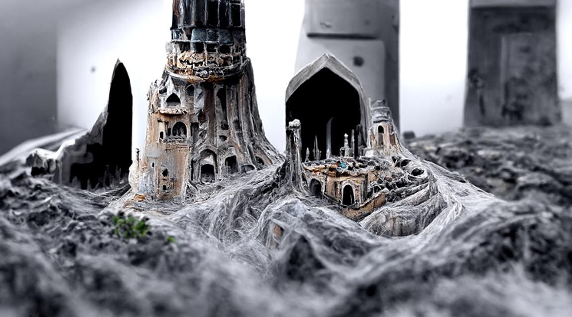 Creepy Abandoned Disney Castles in Hyperrealistic Digital Pa...