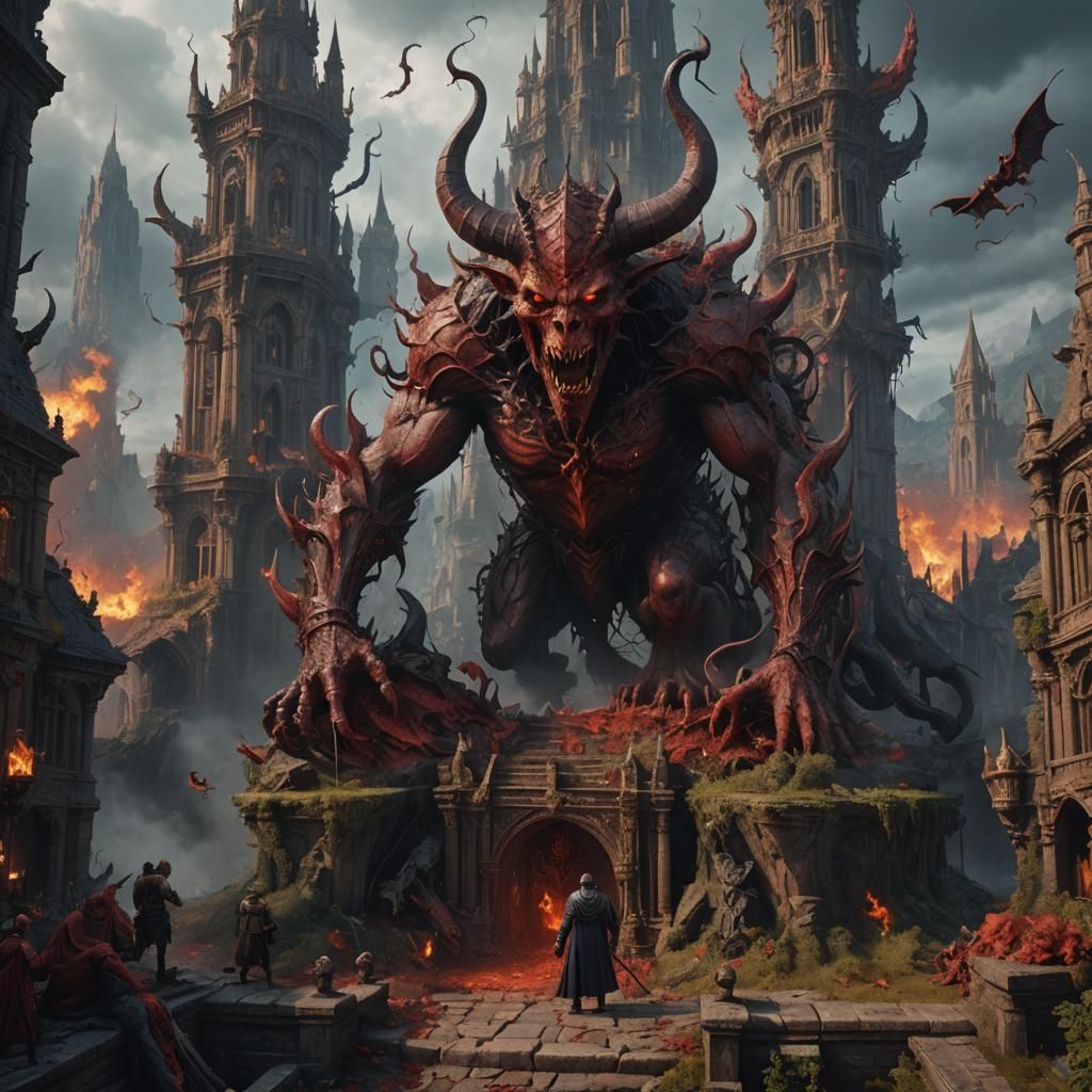 Deal with the Devil: Matte Painting Concept Art