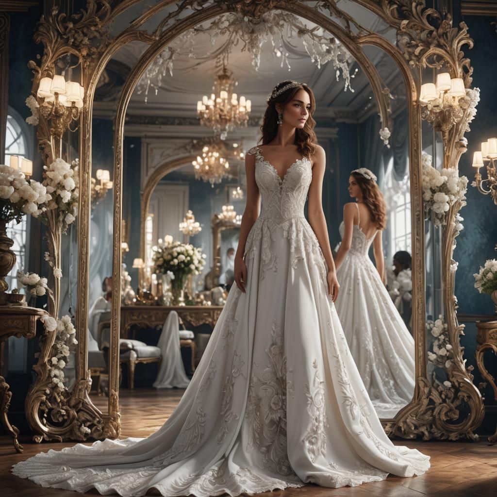 Bride in White Dress: Fantasy Concept Art