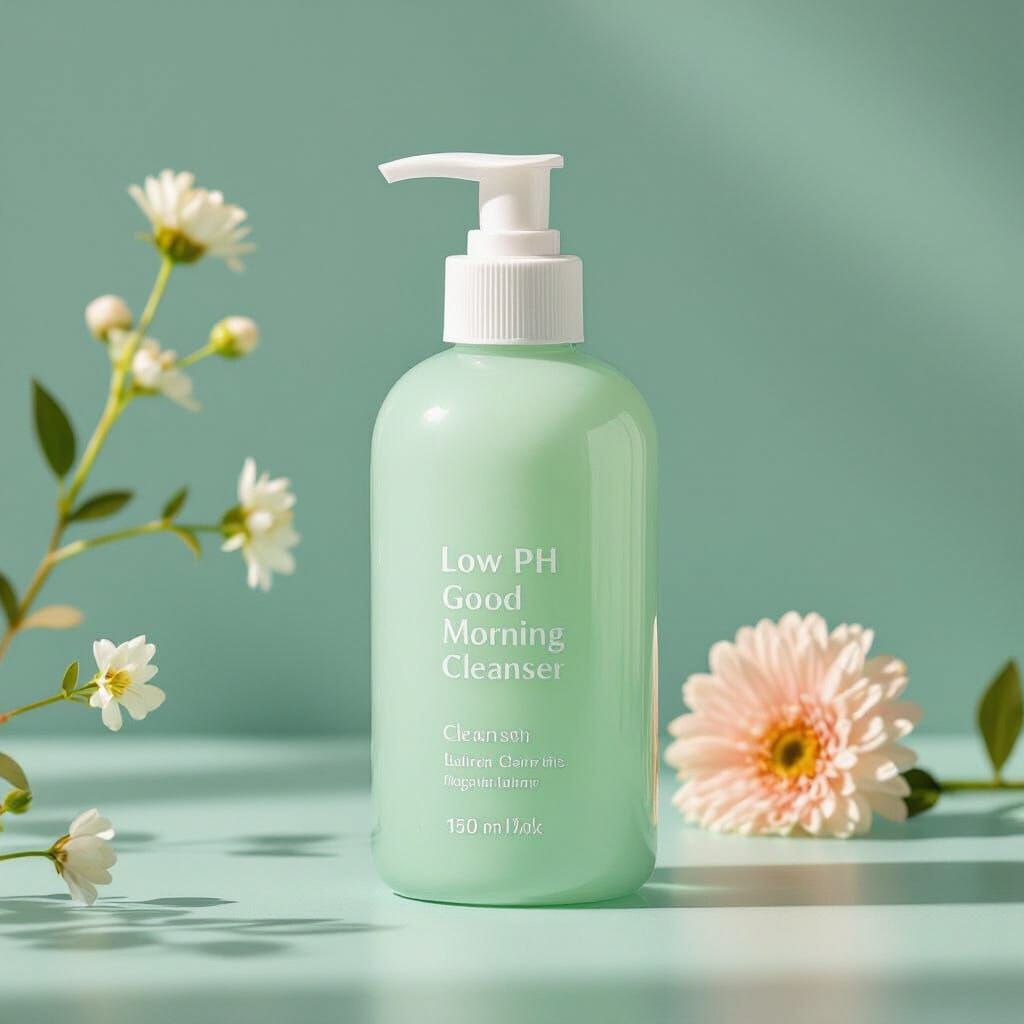 Elegant Cleanser Bottle with Minimalist Design