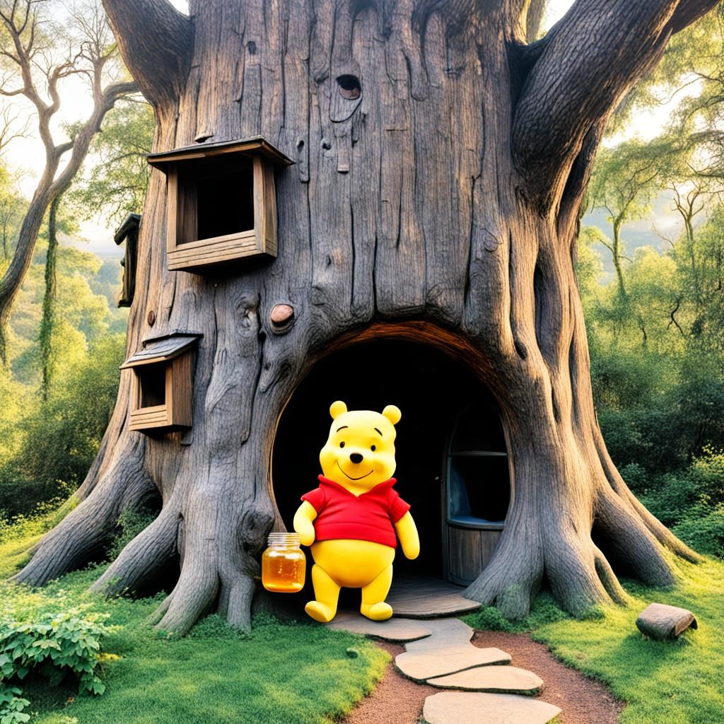 Winnie-the-Pooh's Honey Tree Home
