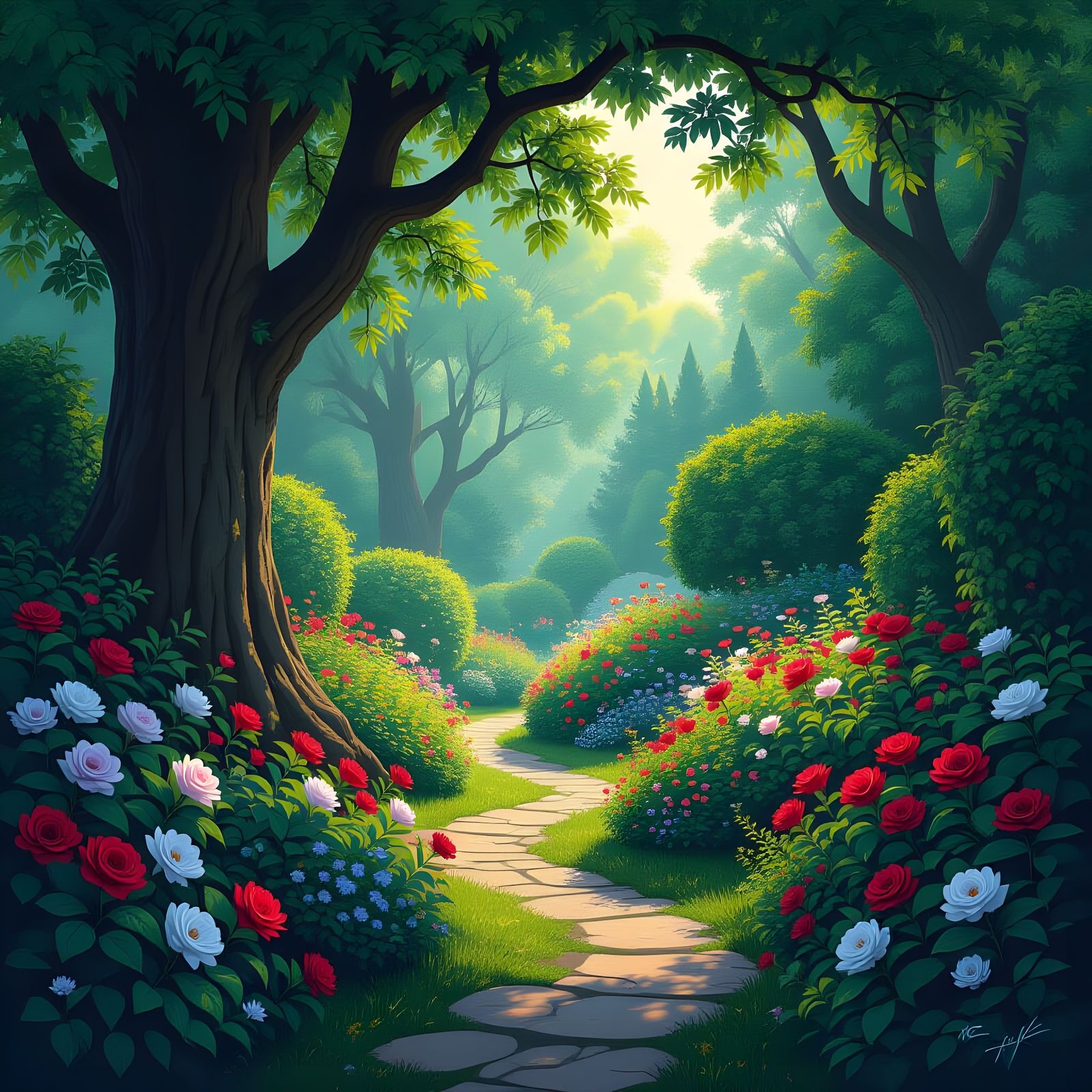 AI Interpretation of a Hidden Object