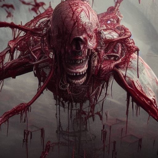 Tortured Man: Hyperdetailed Digital Matte Painting