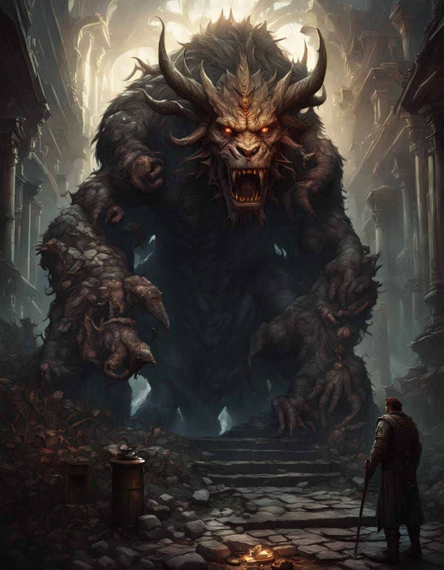 Dark Fantasy Masterpiece: Bladenboro's Elusive Creature