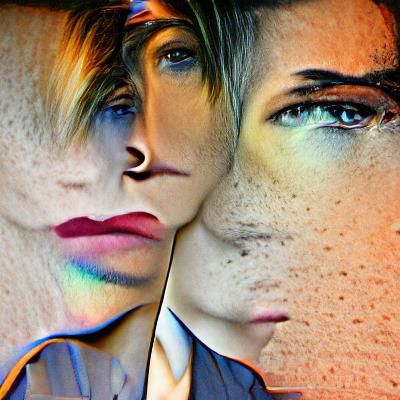Androgynous Figure Representing Gender Confusion