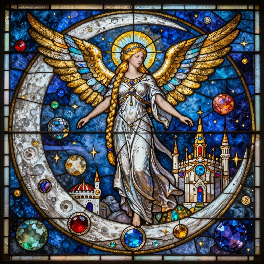 Heavenly Maiden Descends to Gemstone Kingdom on Moon