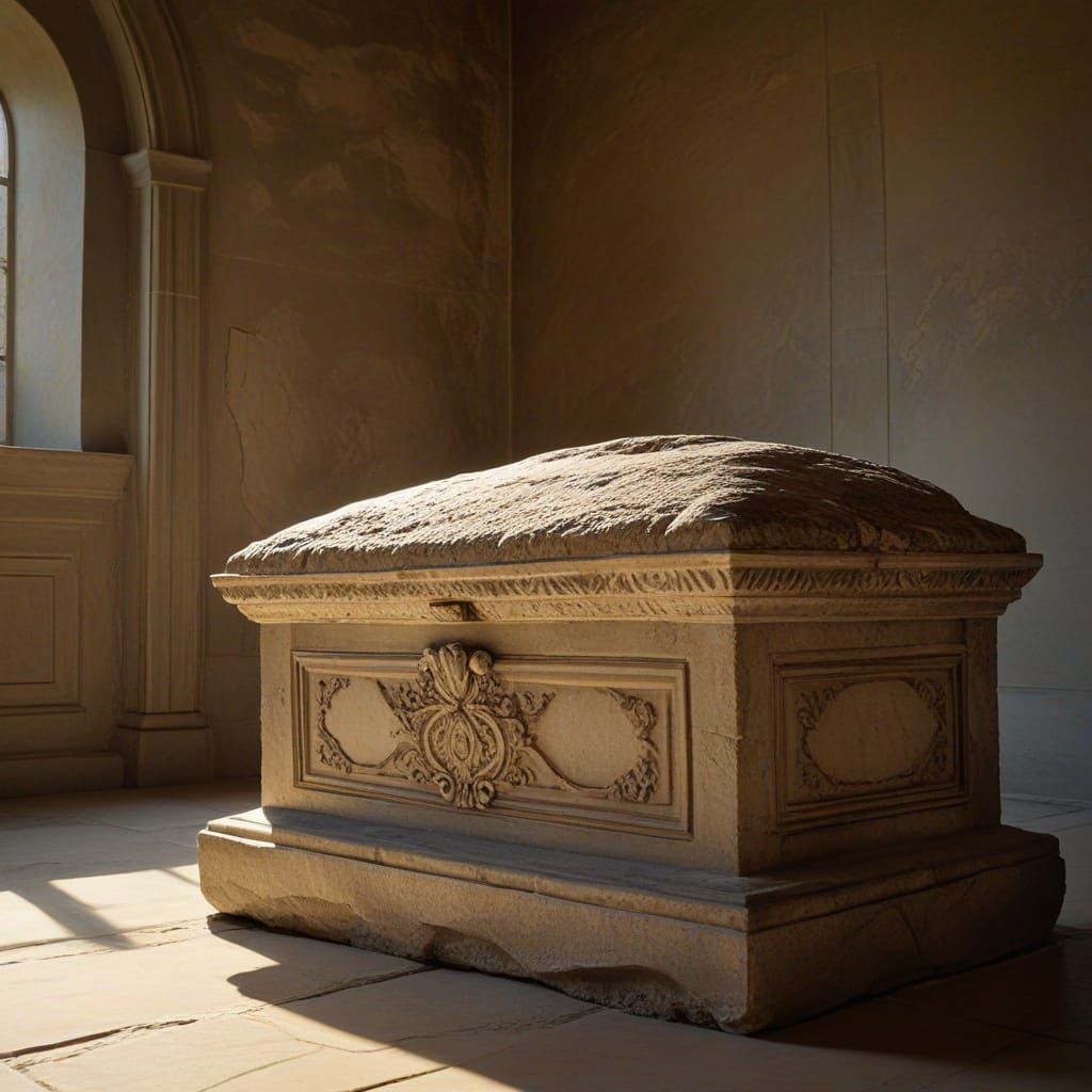 Baroque Masterpiece: Empty Tomb Illuminated by Morning Light