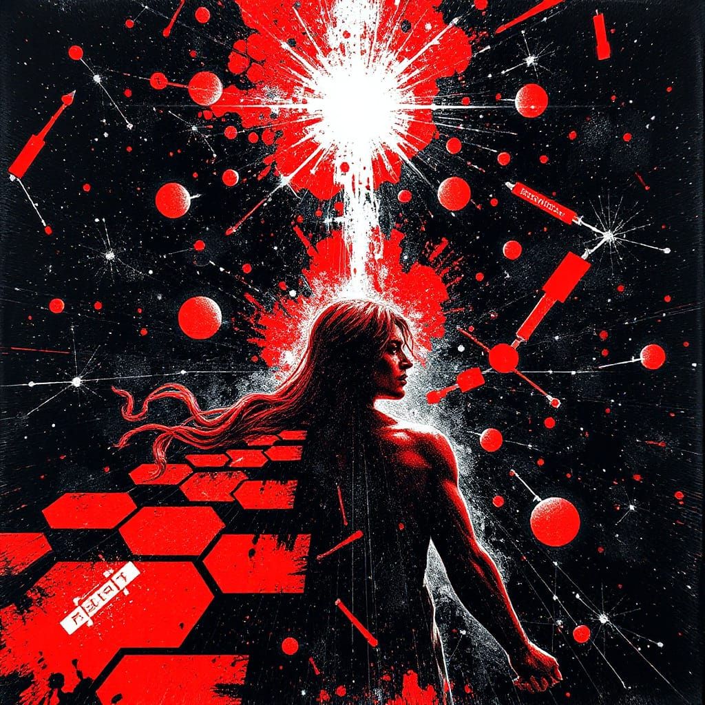 🟦 ℑ𝔫𝔡𝔦𝔤𝔬ℭ𝔬𝔯𝔢 🟦 glitch error, maximalist, constellation, abstract, 👨‍💻 💻 💽, dark side force, سلاسل النص, 🎇...