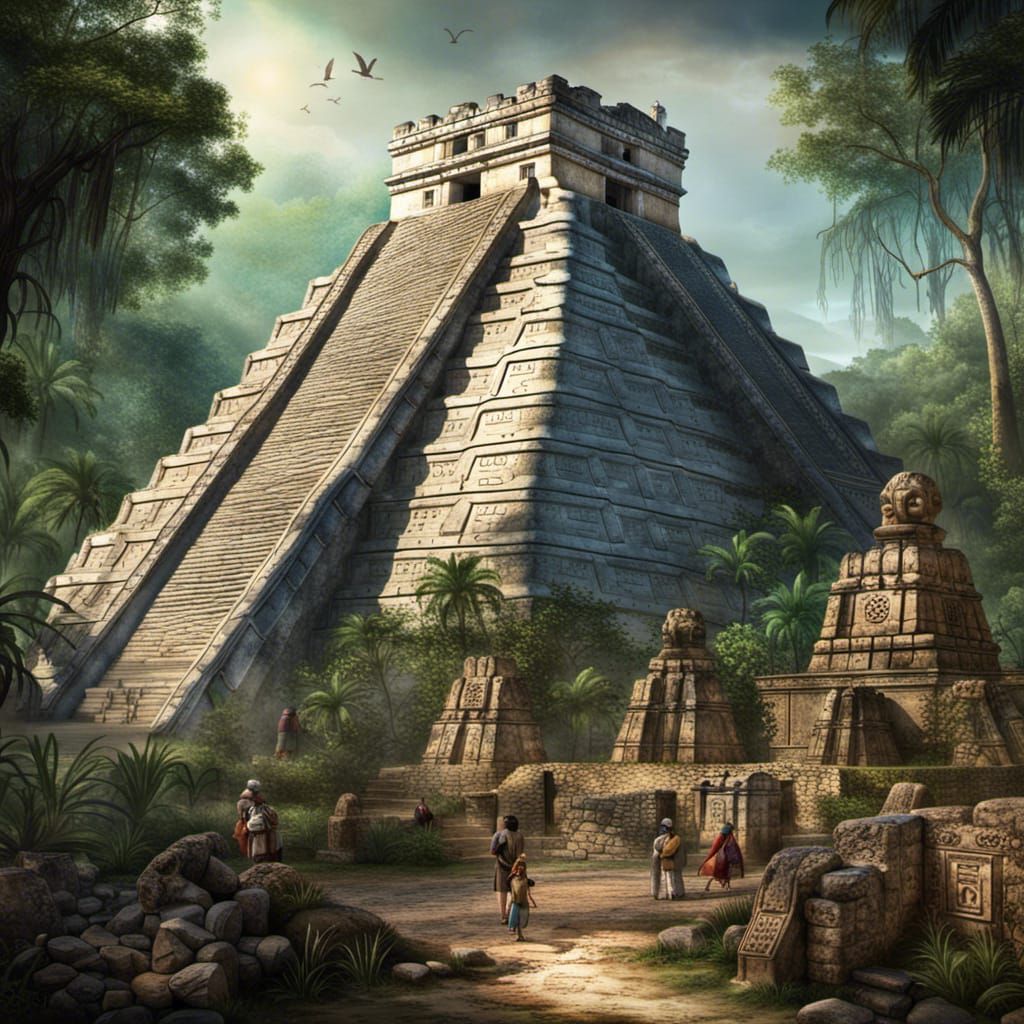 Mayan Life at Chichen Itza in 5th Century