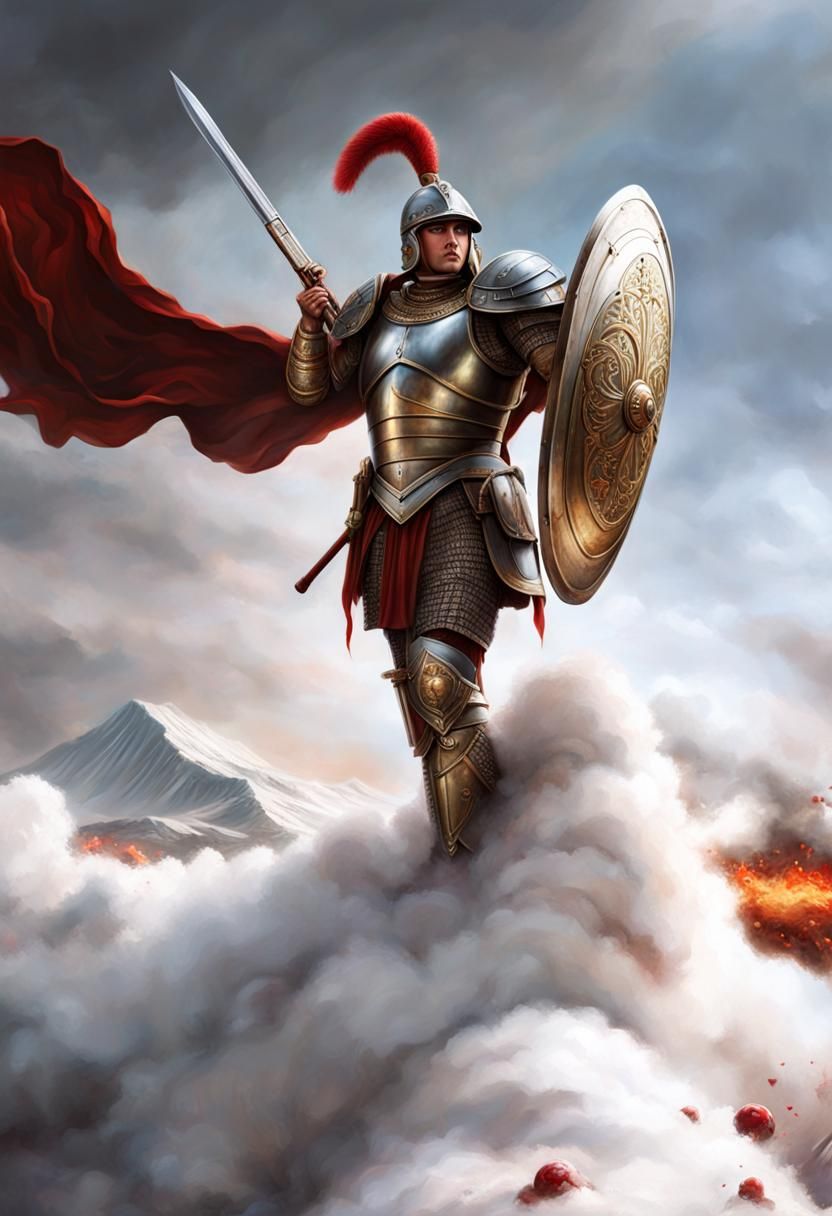 Joan of Arc descends from Heaven