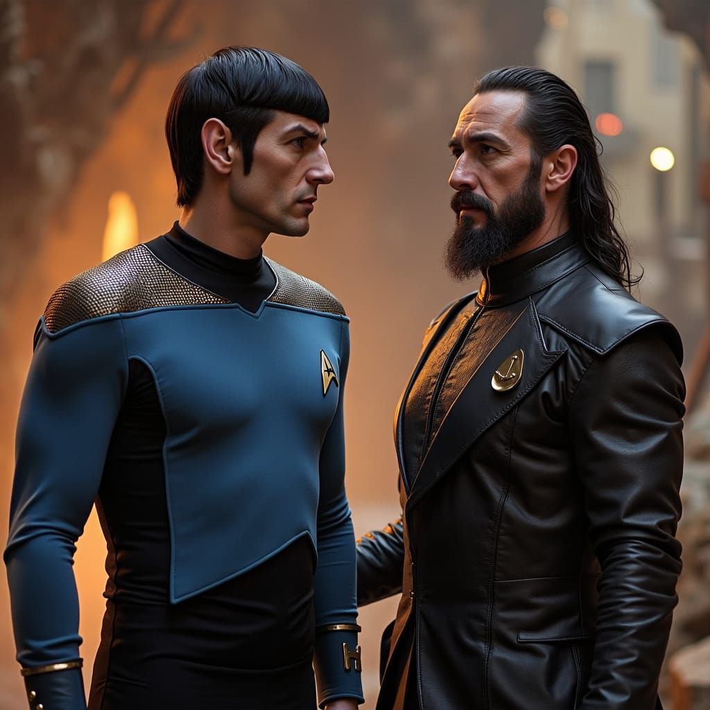 Spock and Ronon Dex: A Sci-Fi Fusion