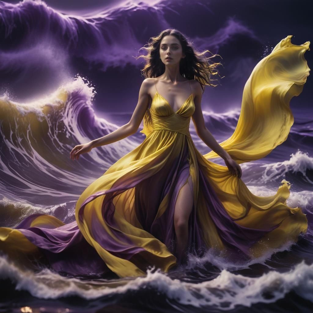 Ocean Princess in Vogue: A Dark Fantasy Masterpiece