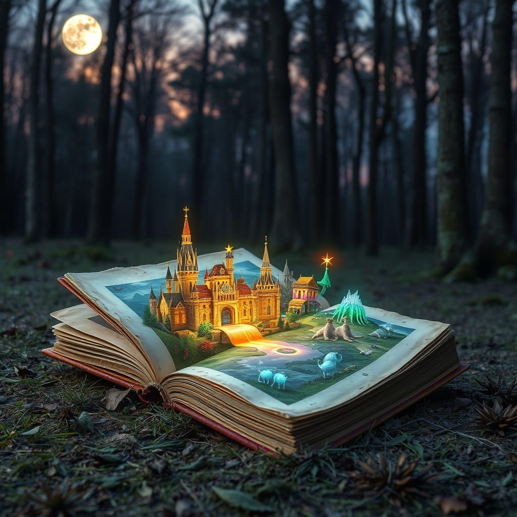 Mystical Book Unveils Vibrant World