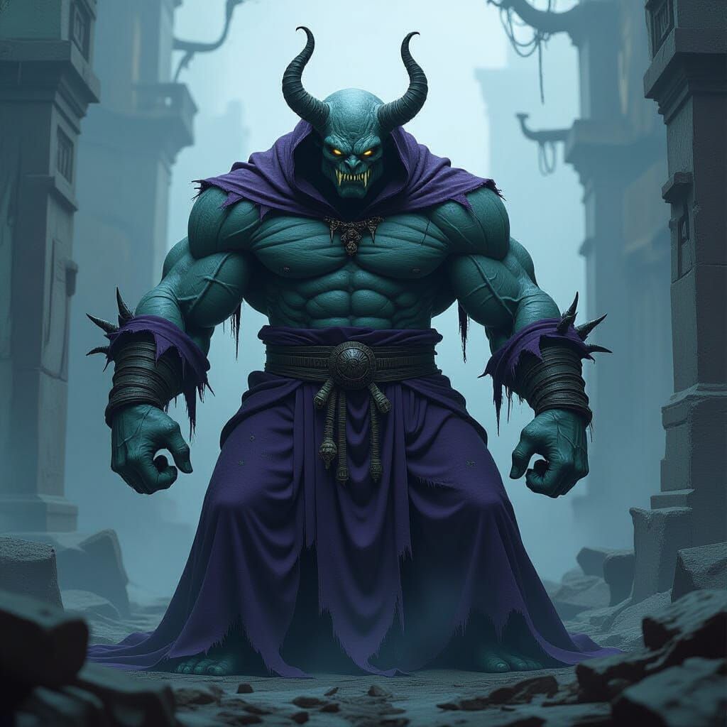 Eldritch Machamp from a Dystopian Dimension