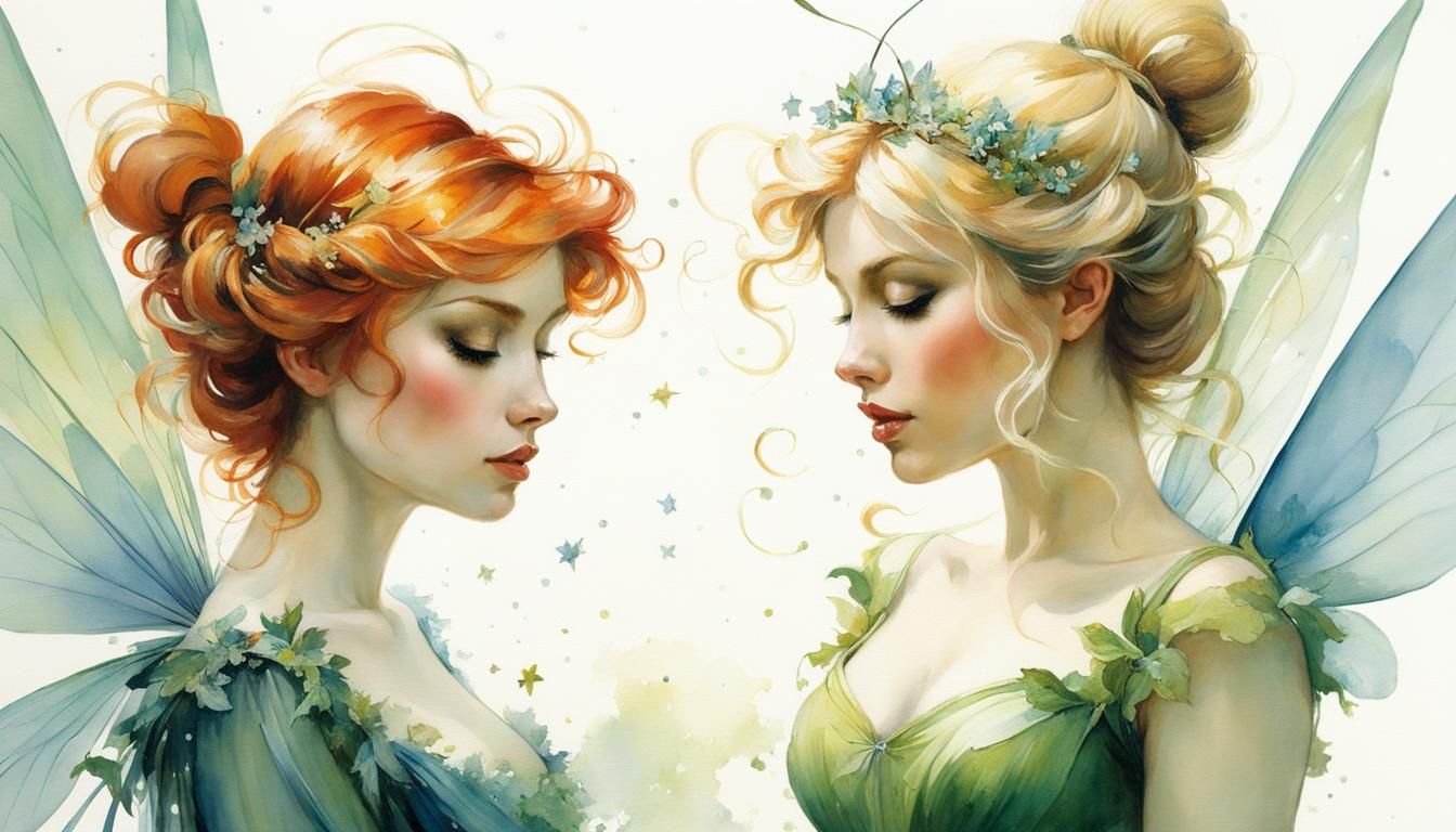 Hyperdetailed Fairies with Fairy Dust