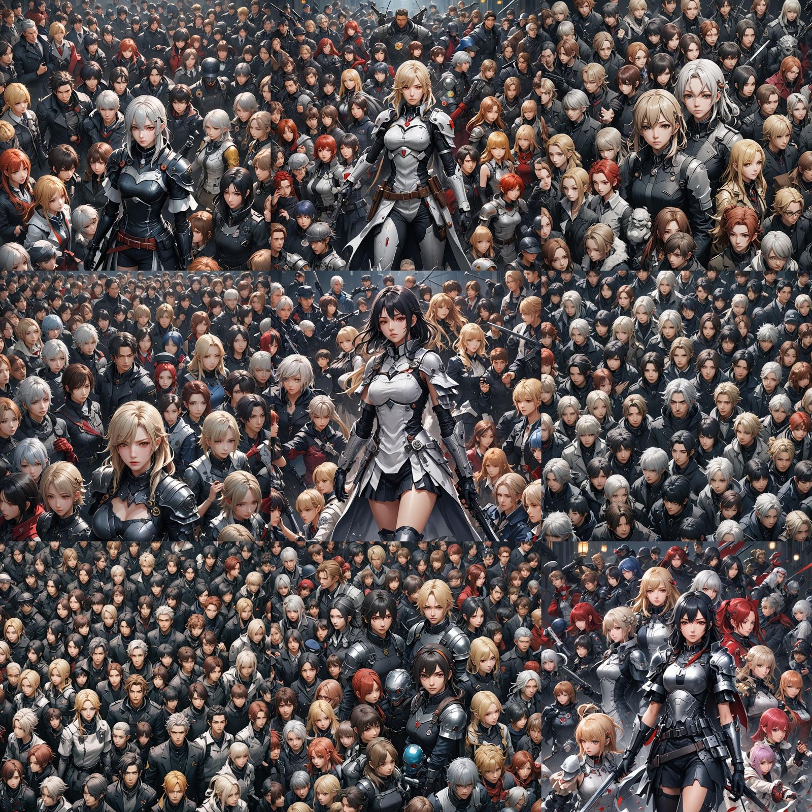 Detailed 3D Anime Art Inspired by WLOP