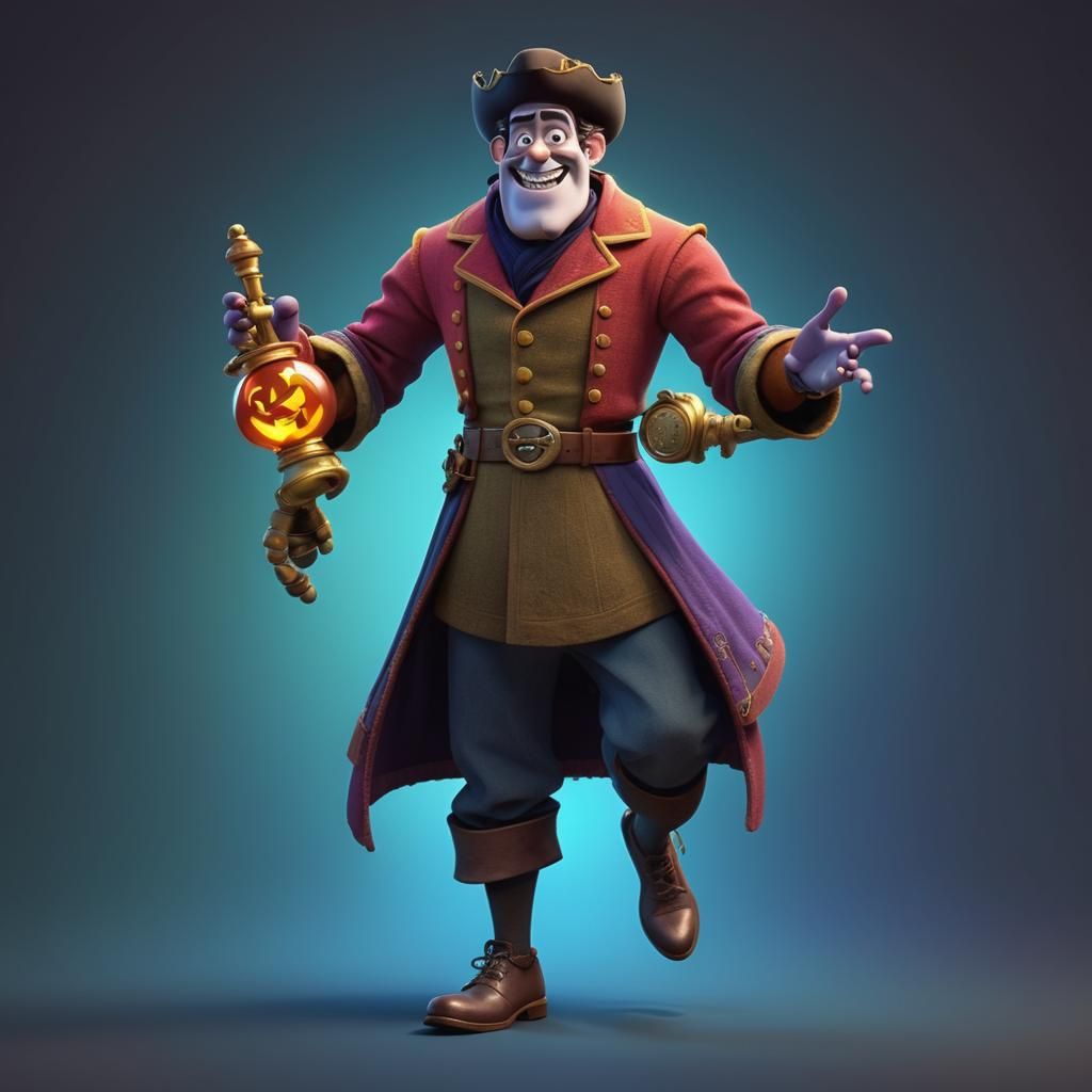 Whimsical Pixar-Inspired Concept Art