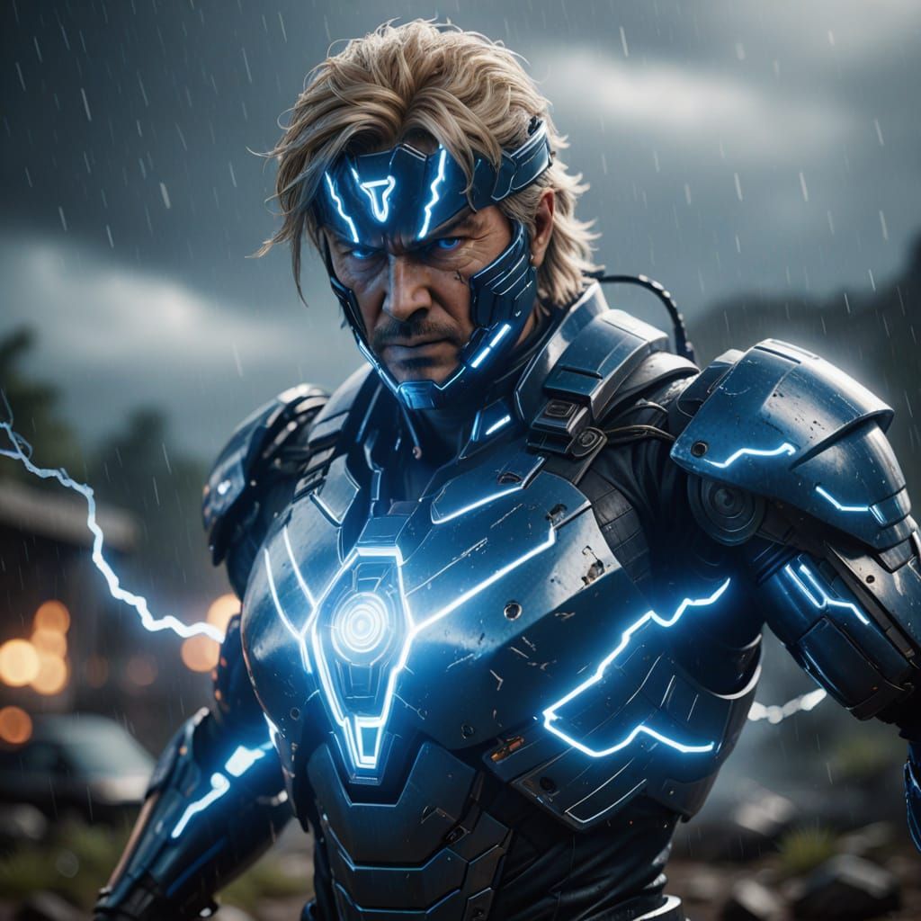 Raiden Unleashes Electrical Powers in Stormy Environment