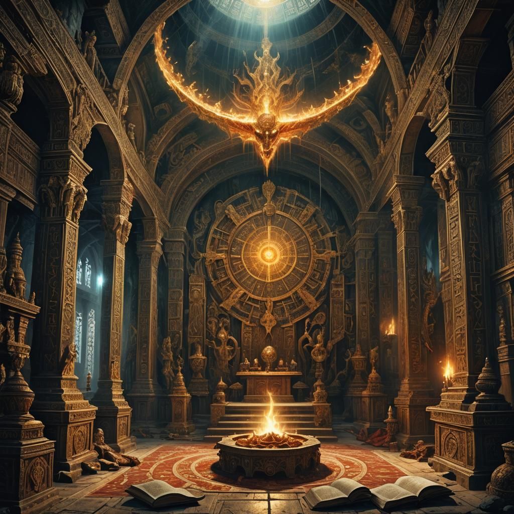 Ancient God Manifests from Profane Scripture