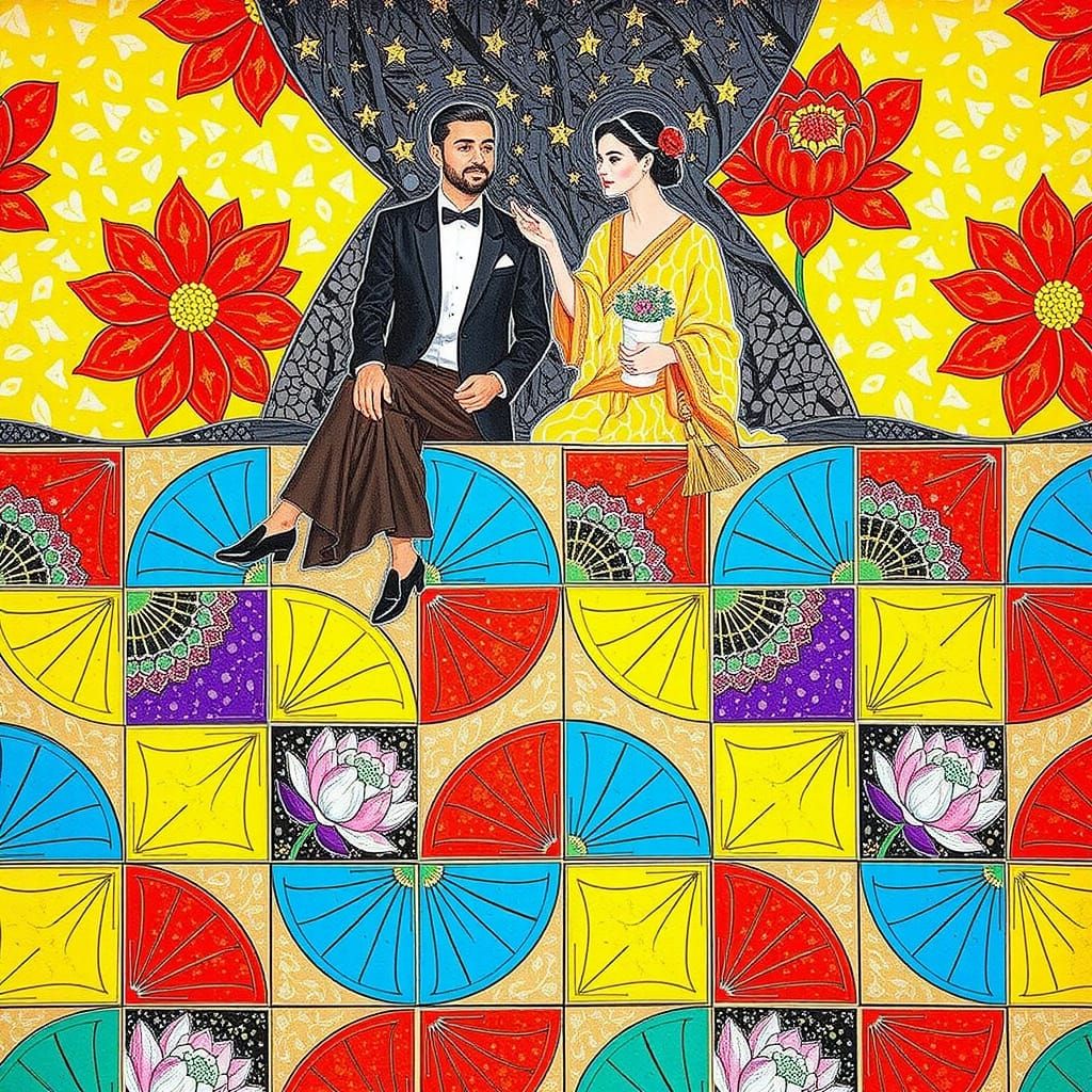 Ethereal Beauty in a Sacred Garden