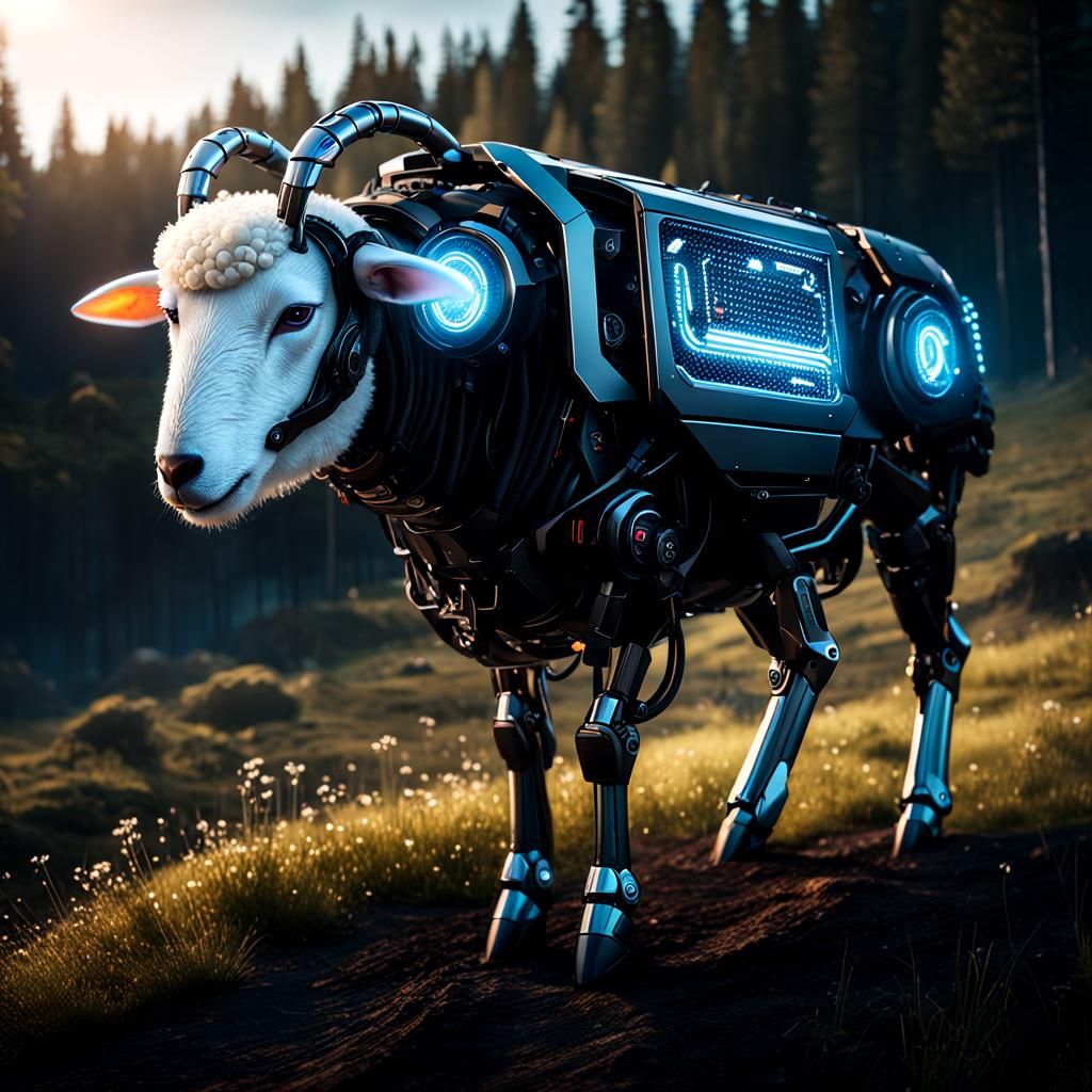 Cybernetic Android Sheep: A Sci-Fi Masterpiece