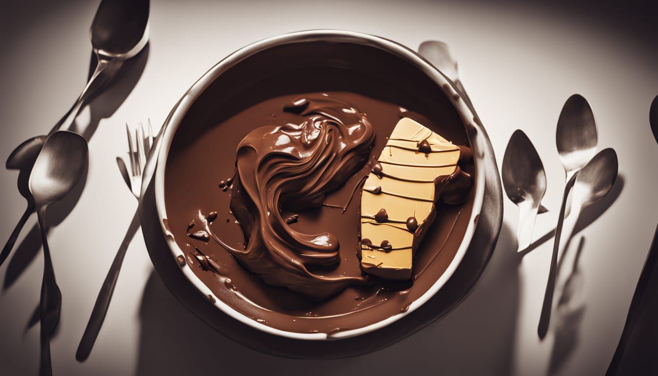 Chocolate Fudge Sculptor in Surreal Melting World