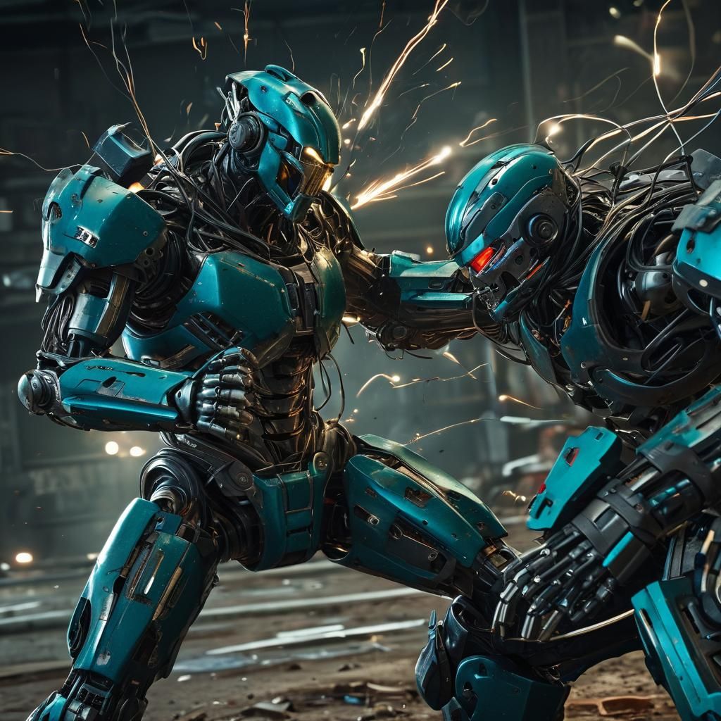 Enraged Robot Fighter Rips Wiring in Fatal Blow