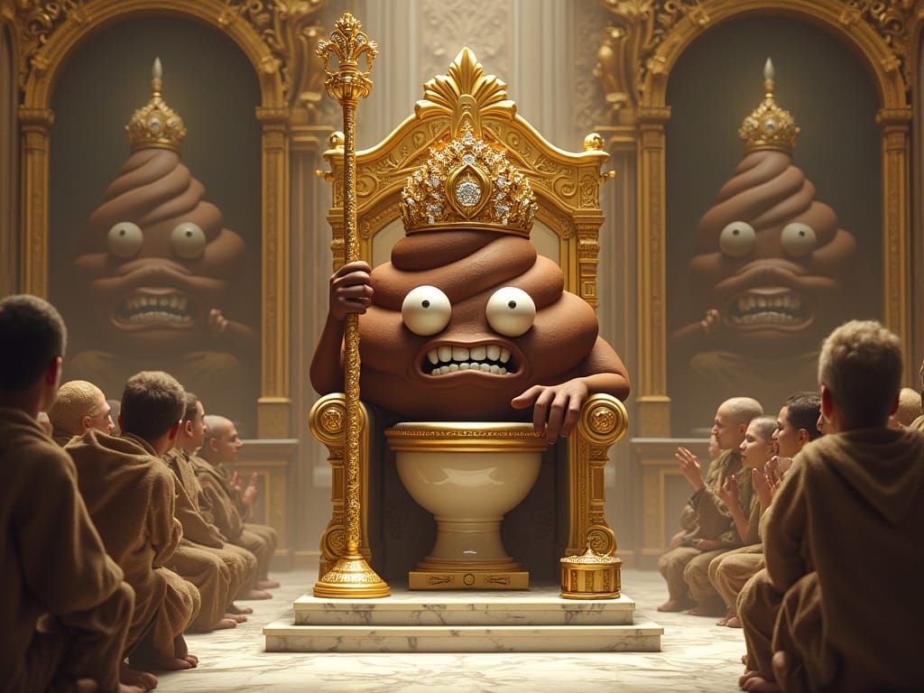 Your Overlord, P00p Emoji, is tired of your carp!