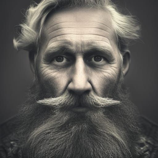 Old Sailor Portrait in Ultra Detail