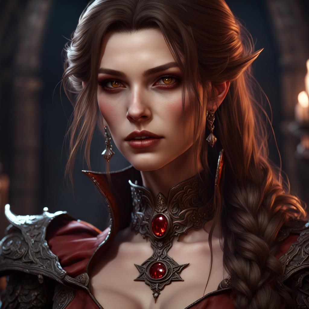 Detailed Vampire Art for Dungeons and Dragons