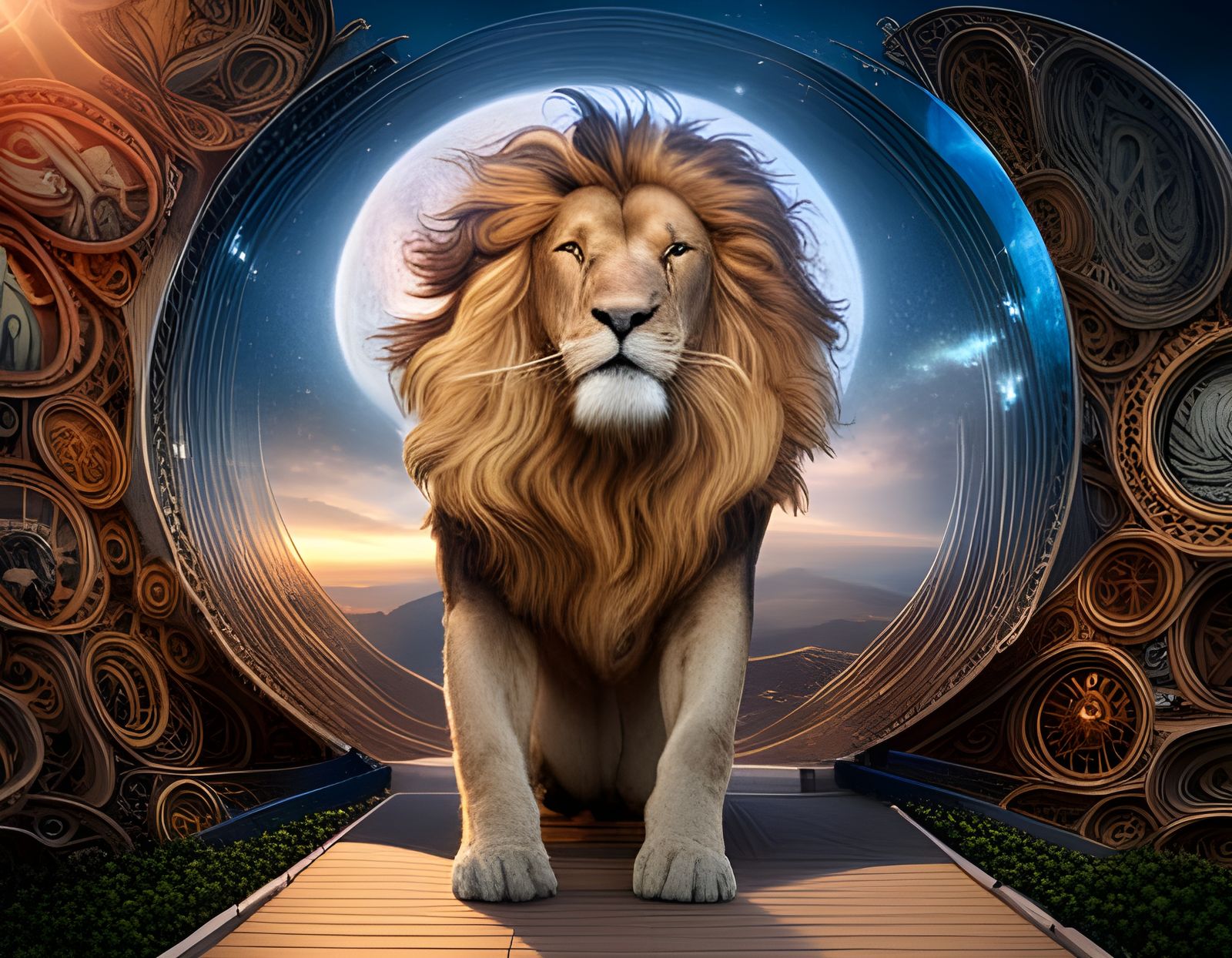 Mystical Astrology Image: Lion's Gate Portal