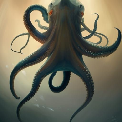 Cephalopod Predator Unleashed in Triadic Splendor
