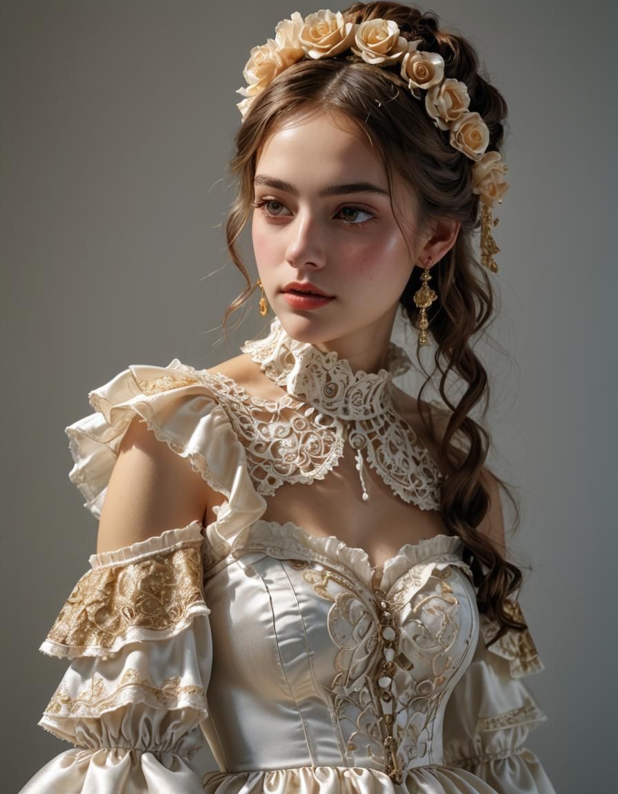 Spanish Girl in Halloween Costume, David Hamilton Style