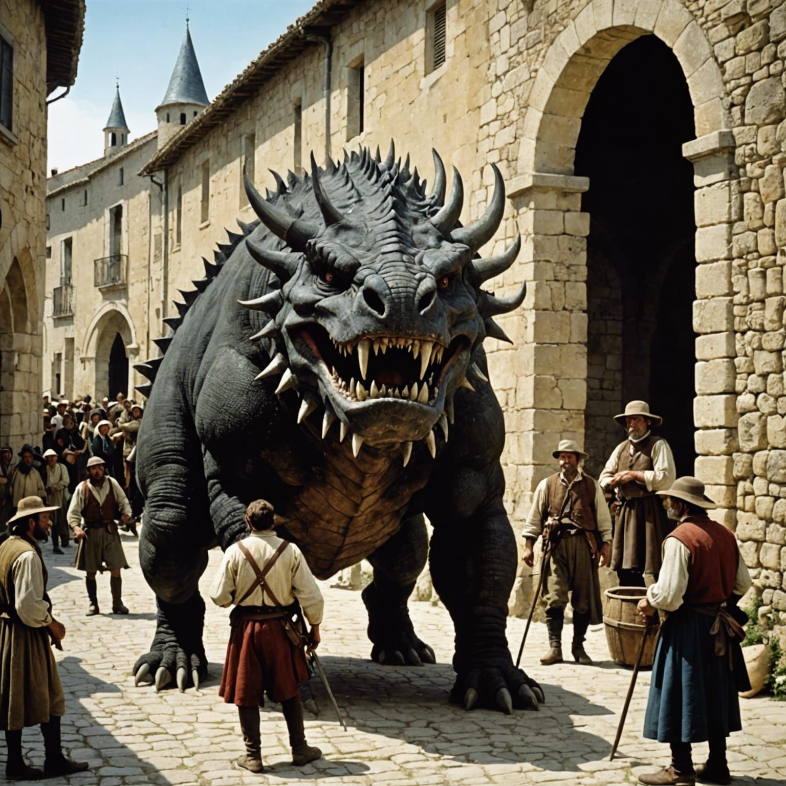 Tarrasque in medieval Tarascon France