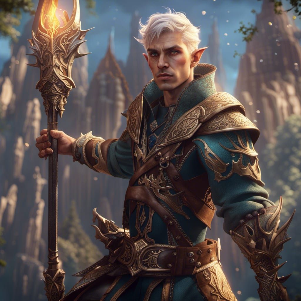 Elf Bladesinger Fantasy Concept Art