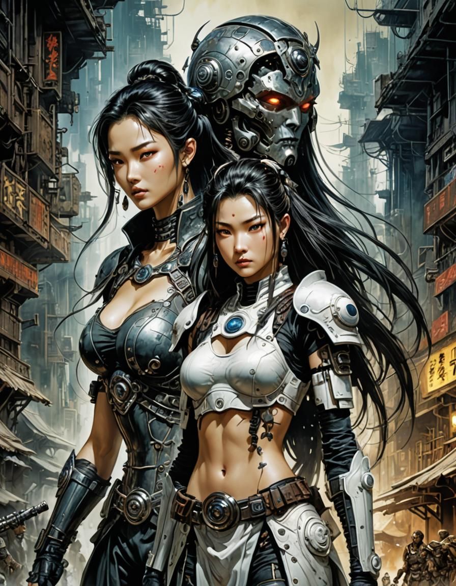 Background and detailed characters by artists Paolo Eleuteri...