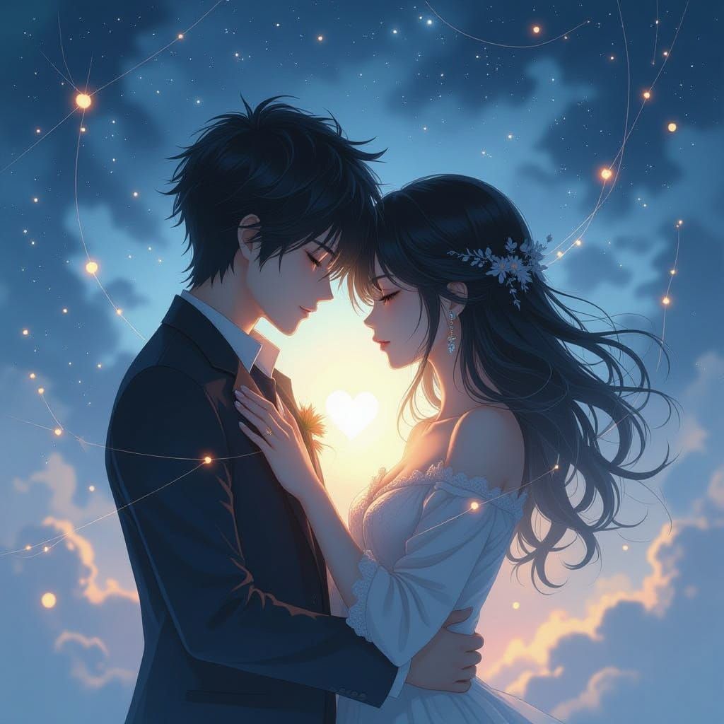 Soulmates United in Cosmic Love, Anime Style