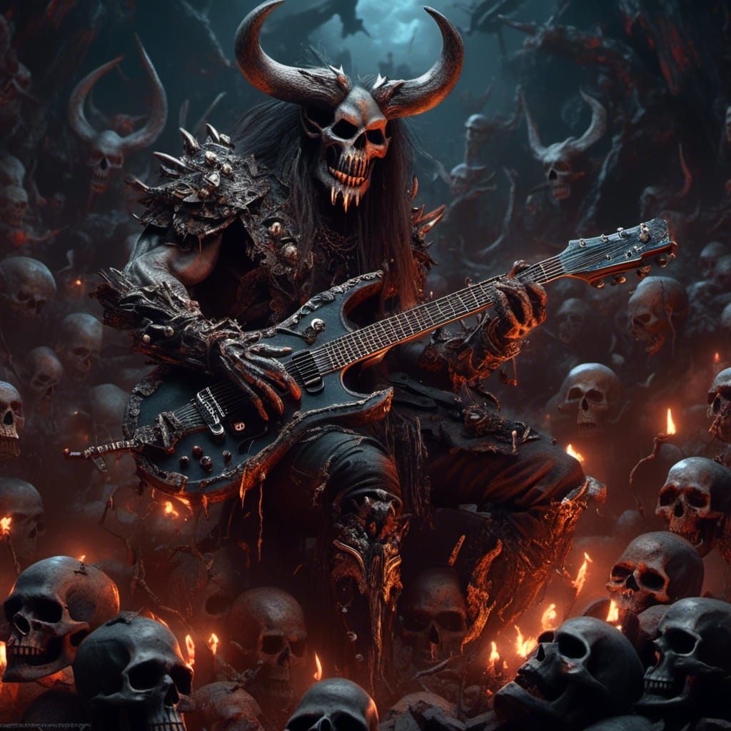 Goliath Barbarian Bard: Heavy Metal God