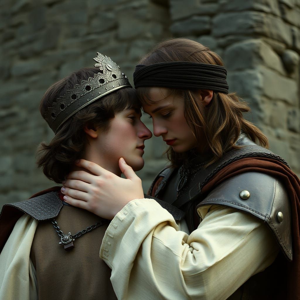 Edward II and Gaveston: A Moment of Peace