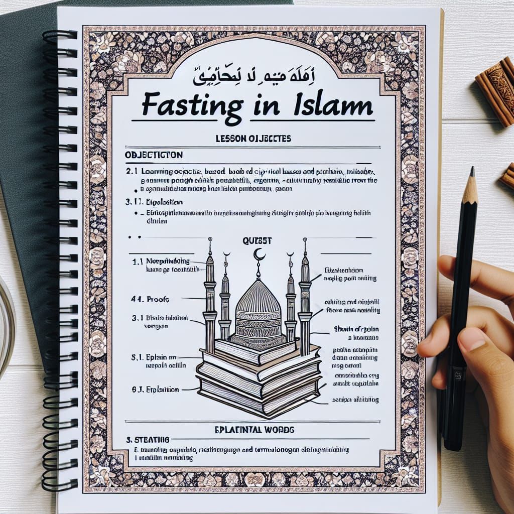 Arabic Language Lesson Plan: Fasting in Islam