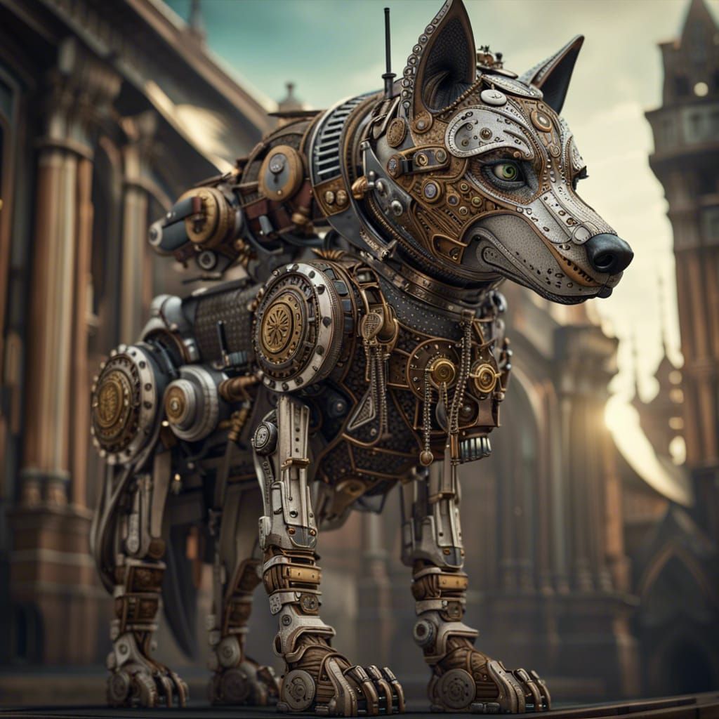 Robo-woof reporting for duty!