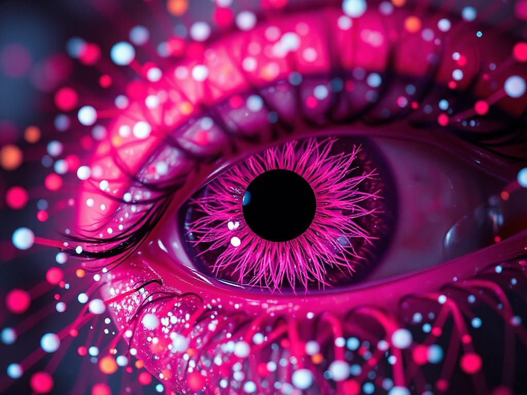 Quantum Dot Ditsyflowers Through the Wrong End of Cameraphon...