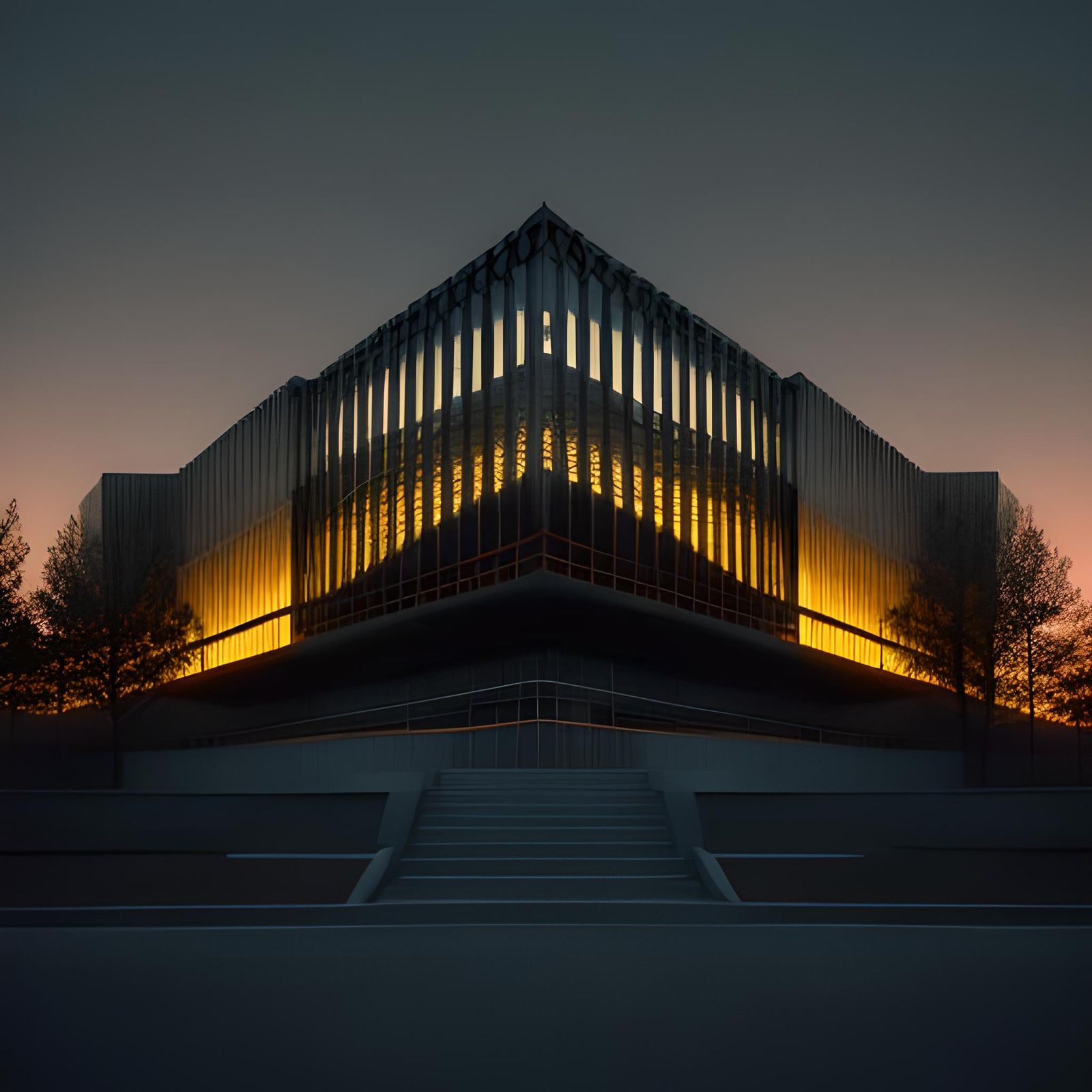Hyperrealistic Geisel Library Architecture in High Definitio...
