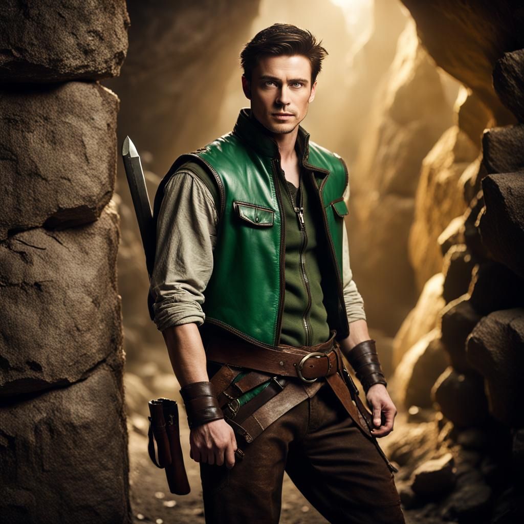 Medieval Man Portrait in Natural Lighting