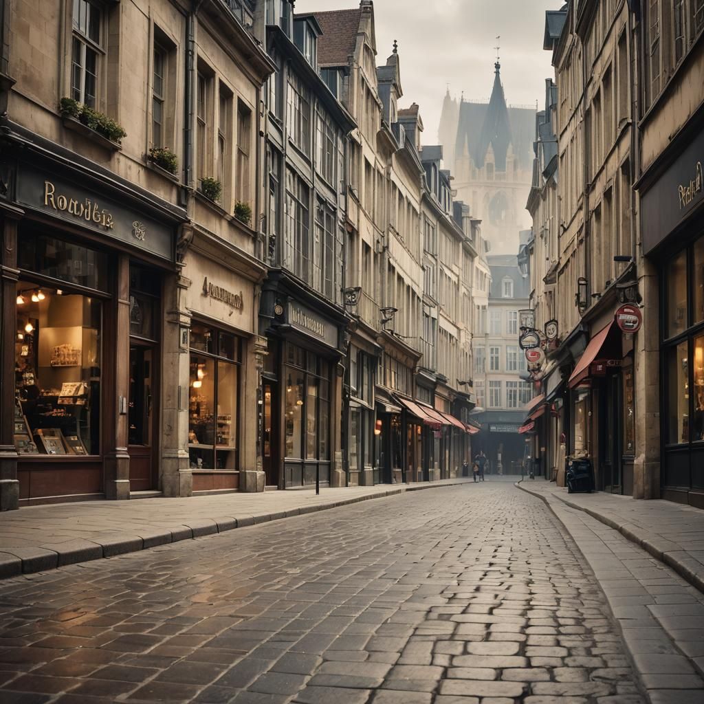 Rouen Shopping Street: Medieval Meets Modern