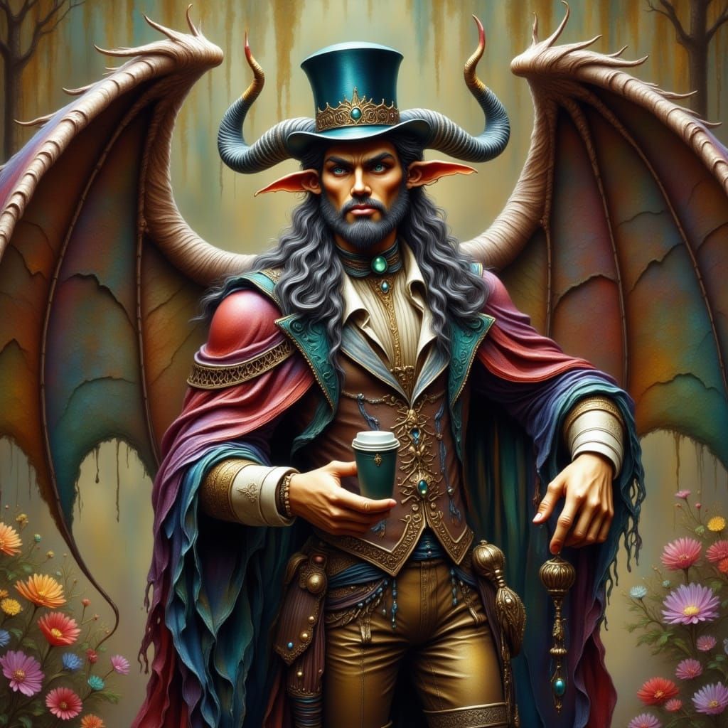 Can't not share, it's Mini Caius Dragmire Tiefling