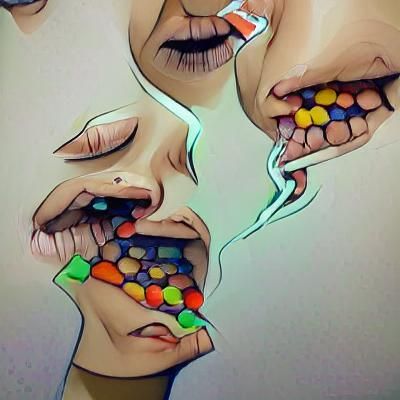 AI Image with Undefined Content