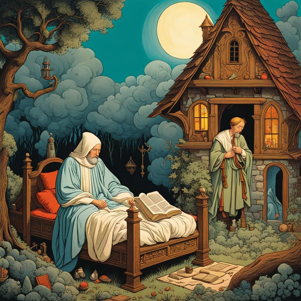 Thomas Müntzer meets Meister Eckhart in a dream