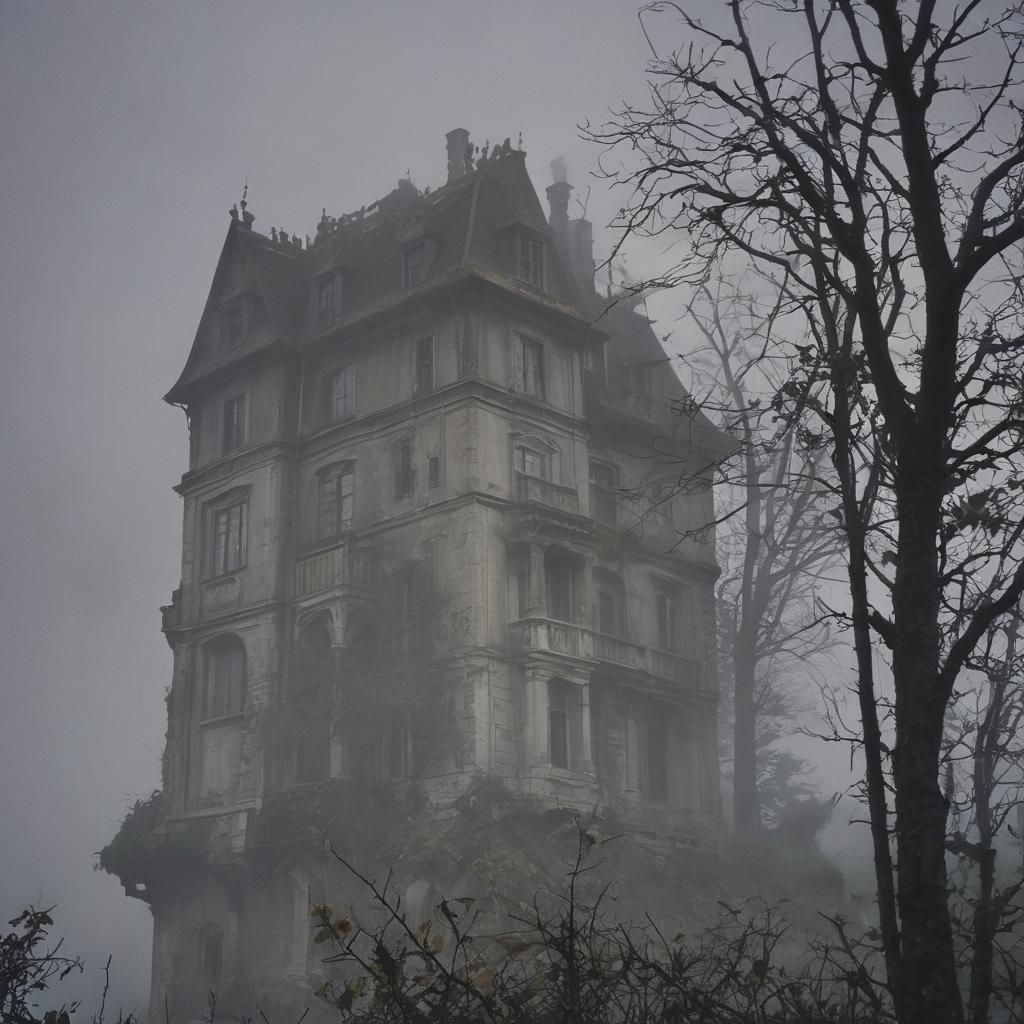 Eerie Manor House in Transylvania: Atmospheric Photography