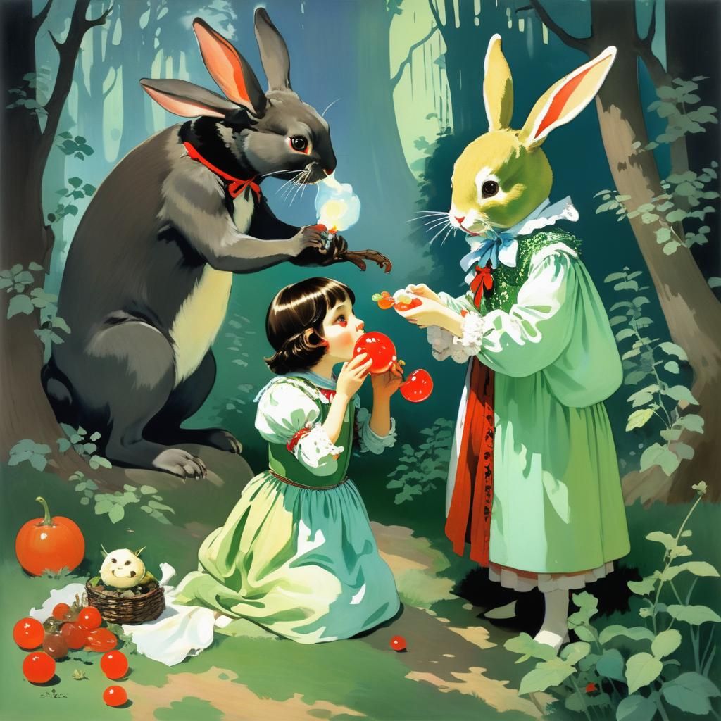 Peppermint Rabbit and Gummy Vampire, Classical Animation